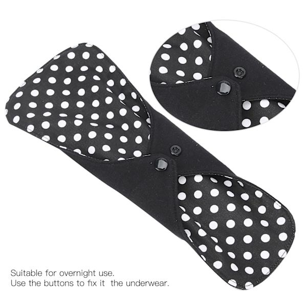 5 st Reusable Menstruationstrosor med Läckageskydd Tvättsbara Postpartum Bomullsmenstruationstrosor för Kvinnor L 20cm x 29.5cm