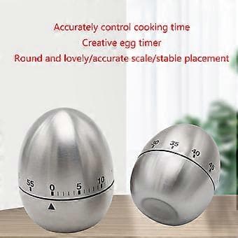 Eggformet student-spinner metalltimer Manager Læringsarbeid Effektivitetstimer Kjøkken Mekanisk påminnelsestimer