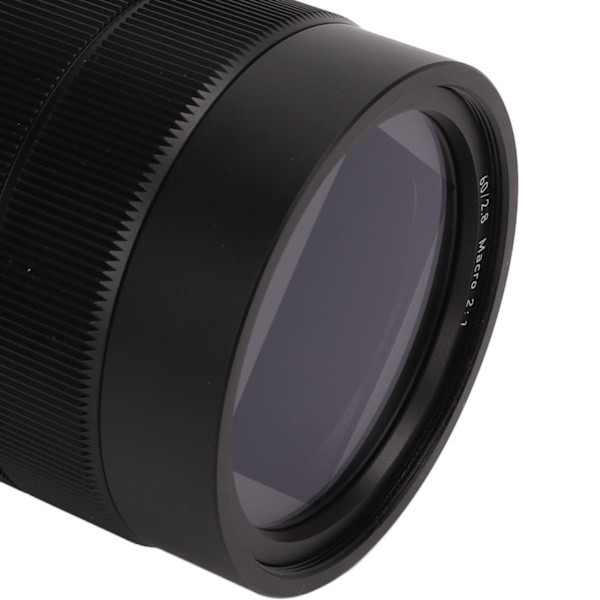 60mm F2.8 APS-C Manuell Fokus Makroobjektiv 2x Förstoring Aluminiumlegering Kameralins för E-fattning