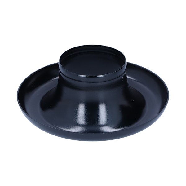 73mm/2.9in Kort Ram Kaldluftinntak Turbo Horn Aluminium Velocity Stack Adapter Svart