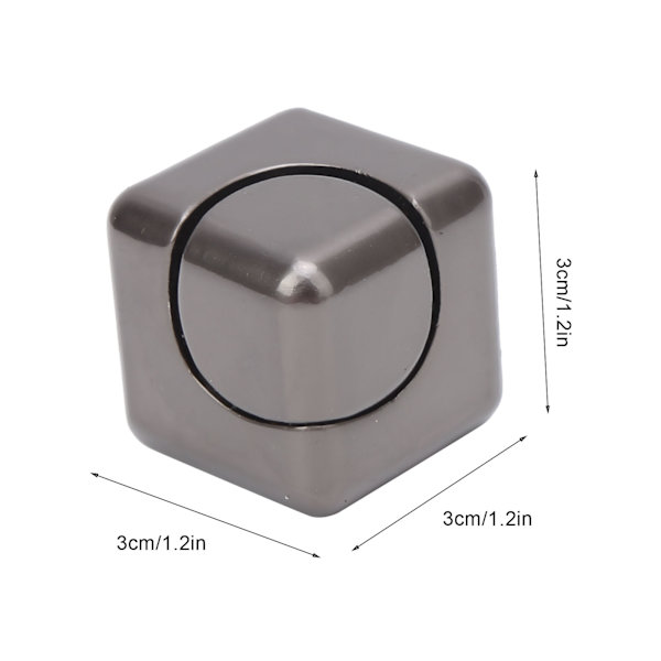 Fingertoppsspel i aluminiumlegering för stressavlastning och avslappning - Rotationsspel - Present - Metallisk grå
