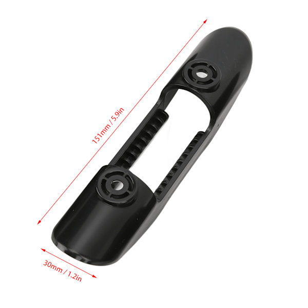 ABS Plast Padleholder for Kajakk, Båt, Skip - Universal med Skruer - Svart