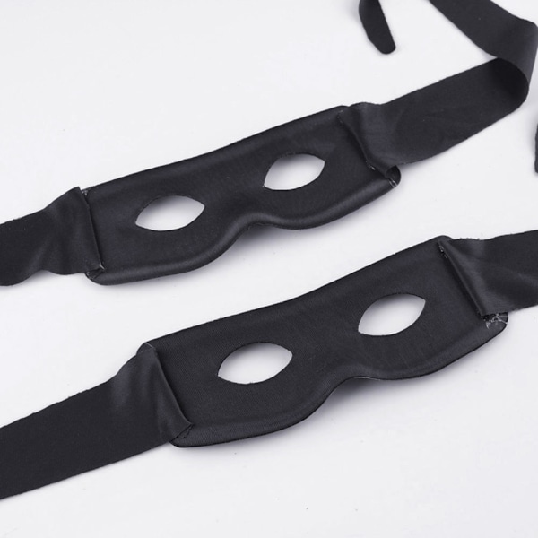 2 pcs Classic Eye Mask Costume Mask Fancy Dress Black Party Mask Theme Party Supply