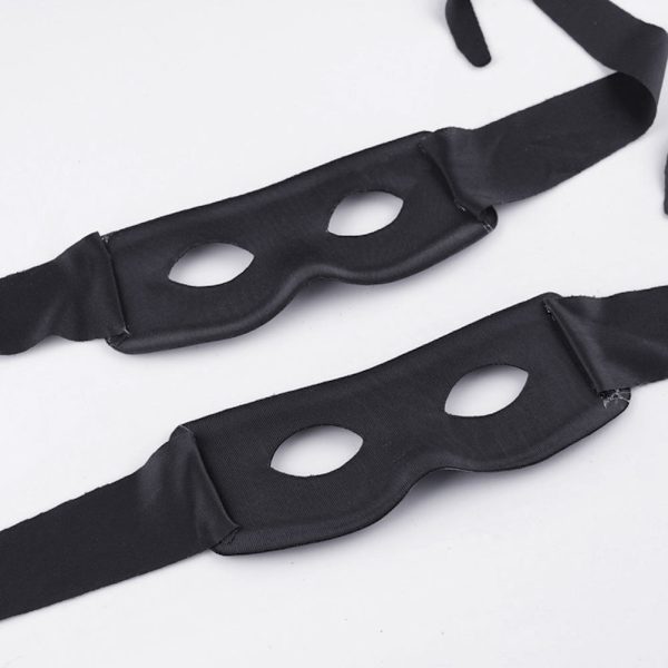 2 stk Klassisk Øyemaske Kostymemaske Fancy Dress Svart Partymaske Temafest Tilbehør