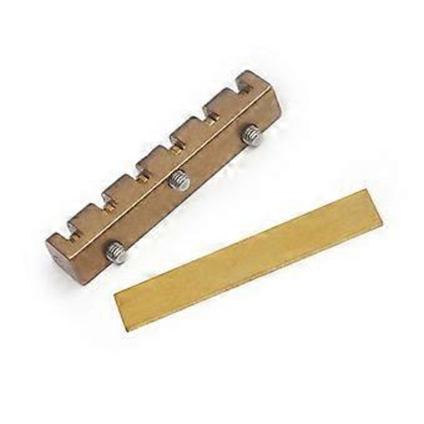 6-strängad gitarrsadel, höjdjusterbar mässingsrullsadel, delad reglering för elgitarr, akustisk gitarr, tålig