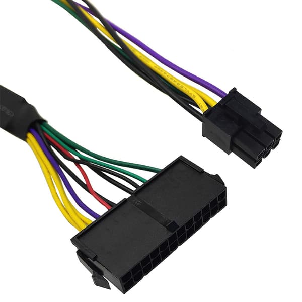 24-pin til 6-pin strømforsyningskabel, bundkortserveradapterkabel, hovedstrømadapterledning til 8100 8200 8300 800G1
