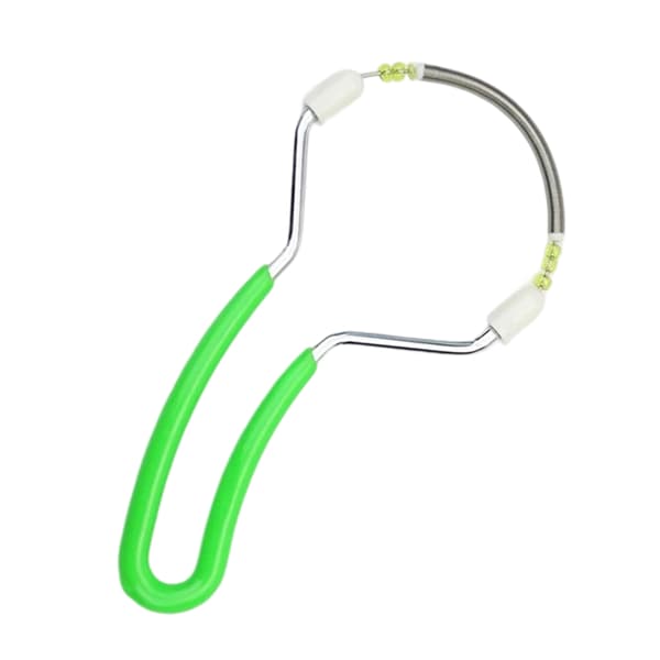 Smertefri ansigtshårfjerner med fjederdesign, manuel threading epilatorværktøj til kvinder med rustfrit stål og ergonomisk håndtag, fysisk hårfjerning