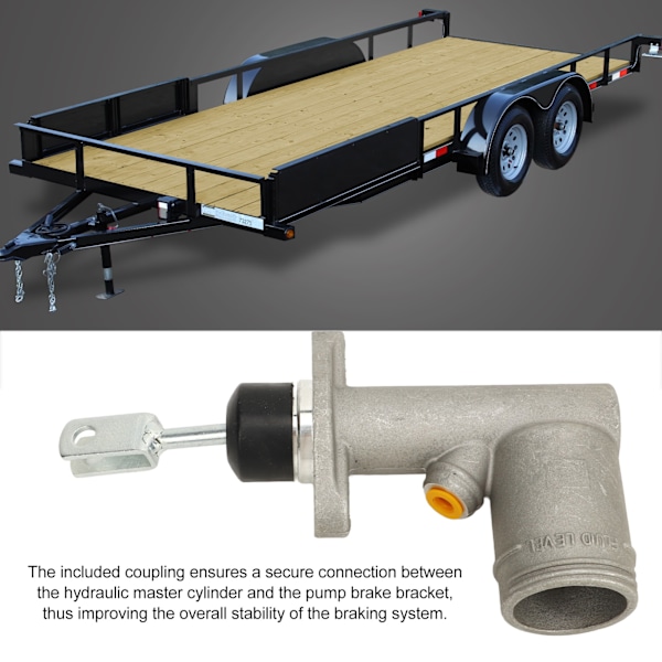 3/4 Tums Hydraulisk Handbroms Huvudcylinder Hög Effektiv Robust Tillförlitlig Racing Broms Koppling Huvudcylinder För Trailer
