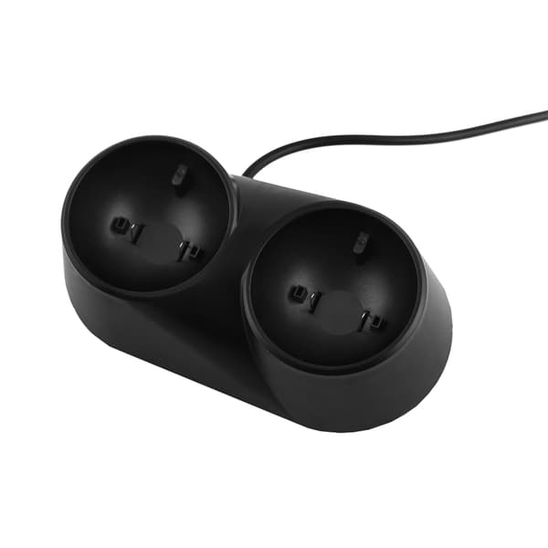 Controller Opladerstation til VR, Dobbelt Opladerdock Opladerstation Stand, Designet til PS4 VR Controllere med Samtidig Opladningsfunktion