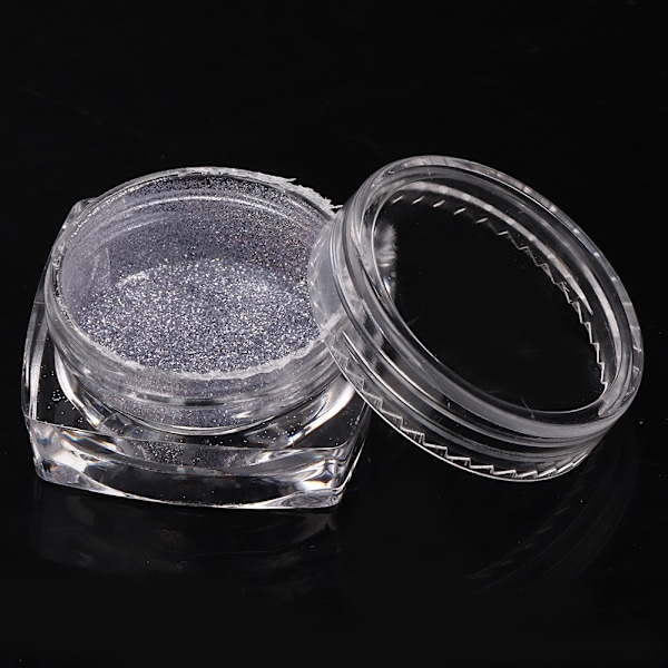 6 st 0,5 g Nagelfärgspulver Nageldekorering Glitter Pigment för Nagelsalong TCL-12