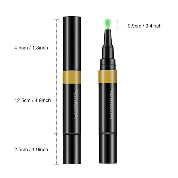 5ML 3-i-1 Nagelkonst Gellackpenna Långvarig Nagellack Gel Manikyrverktyg 022#