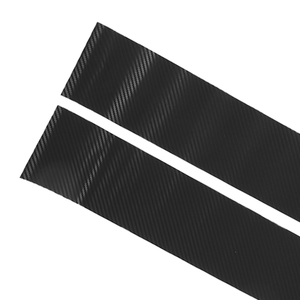 2 st Kolfiber Central Control Instrumentbräda Panel Ram Skydd Trim List Reperation för Tesla Model 3