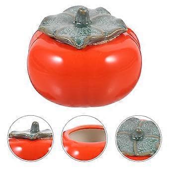 2 stk. Persimmon-formede tebeholdere Te-forseglede dåser Fugttætte tebeholdere