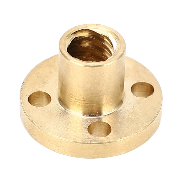 5 stk T8 Trapesgjenge 2mm Stigning 8mm Ledd 200mm Lineær Bevegelse Gjenget Stang med Messingmutter for 3D-skriver