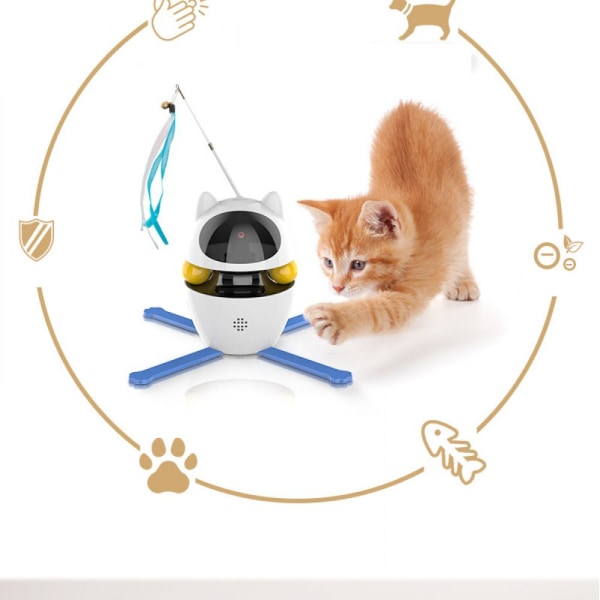 3-in-1 sähköinen kissanlelu – interaktiivinen kissanlelu, joka tarjoaa omatoimisuutta