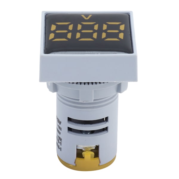 AD16‑22FSV Digital Spændingssignalindikatorlys Panel Voltmeter Indikator 60~500V AC Gul