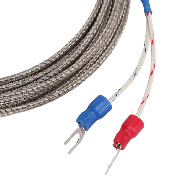 Termoelementsgäng Hög Känslighet Brett Mätintervall 0‑400°C Flera Storlekar Temperaturregulator Sonda för Industri 3 Meter