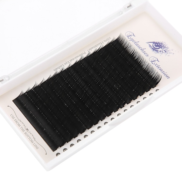 16 Rader/Brikker Individuelle Naturlige Myke Kunstige Vipper Forlengelse Lange Falske Vipper 0.07 J