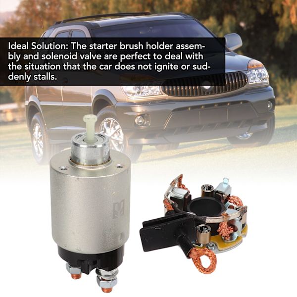 Starter Solenoid Børstesammensætning 8000058 Udskiftning til Oldsmobile 1997‑2004