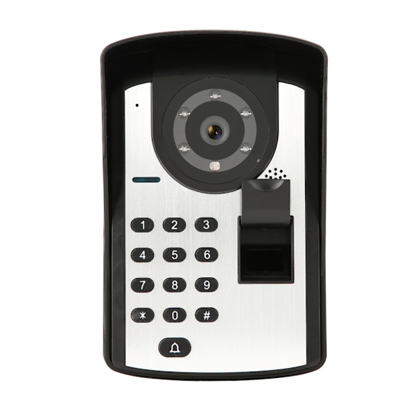 7 tommer RFID Adgangskode Videodørtelefon Trådløs Intercom Dørklokke Sæt Uden Lås 806FD11 (EU Stik)