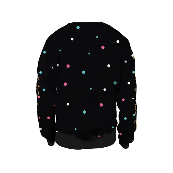 Stor Størrelse Grim Jule Sweatshirt, Jule Par Crewneck Sweatshirts Unisex Langærmet Pullover Top