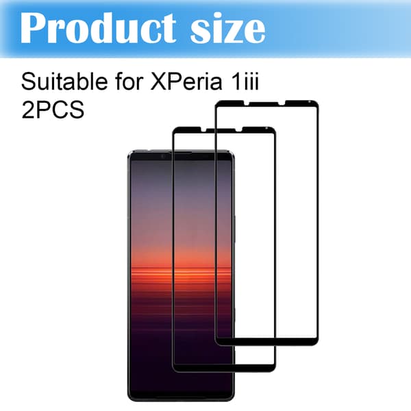2-pack Sony Xperia 1 III - Härdat glas 9H - Superkvalitet 3D