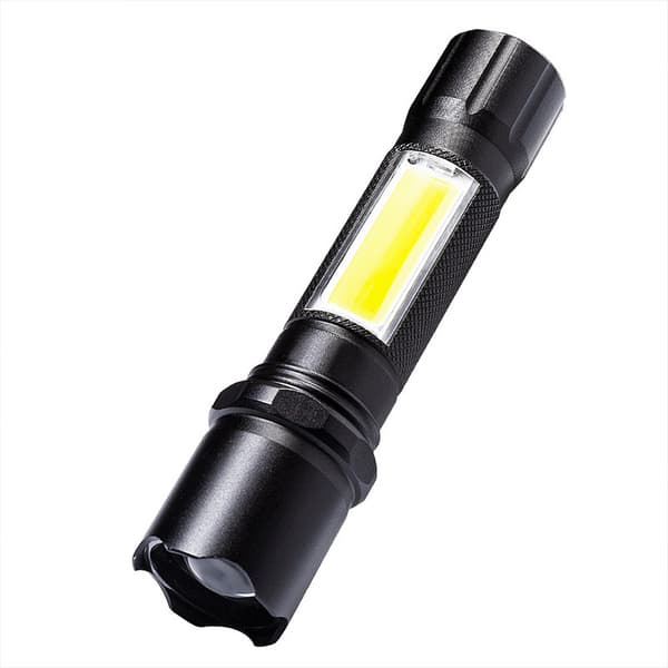 Taskulamppu, ladattava LED-taskulamppu 500 lm, erittäin tehokas