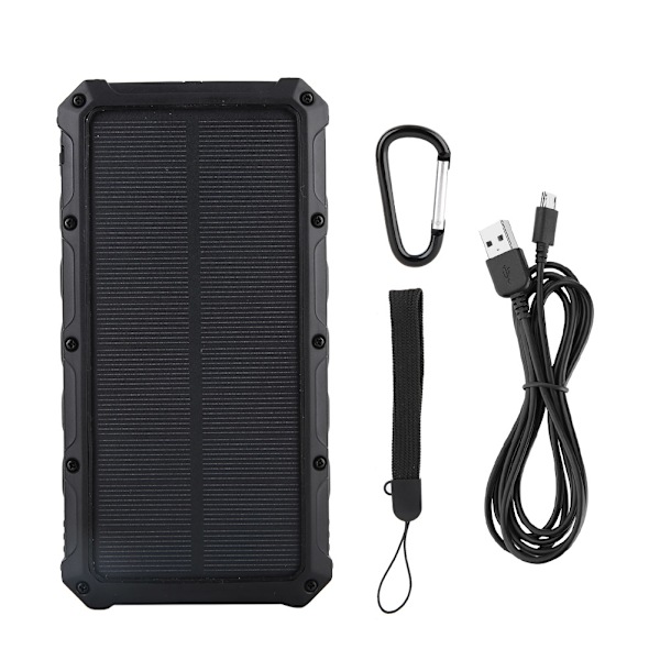 Foldbar Solpanel 10000mAh 8W Solcelled Portabel Telefonoplader Power Bank 1#