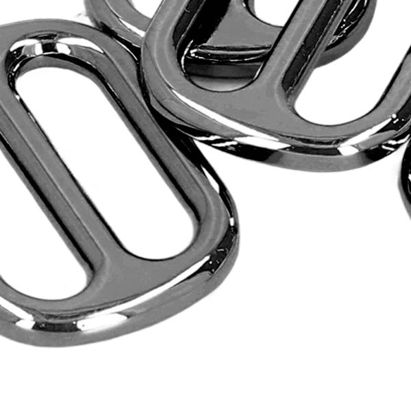 Justerbar Spänne Pläteringsprocess DIY Matchande Fint Hantverk Bärbar Metallspänne Grå