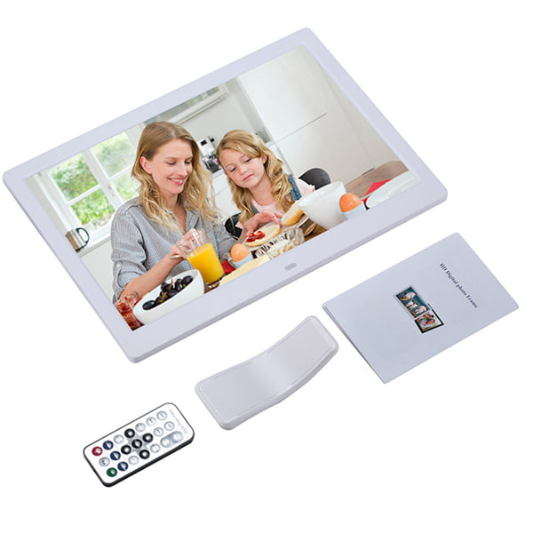 Digital fotoram med enkel installation och användning, elegant modern design för alla inredningar, änd-till-änd-kryptering säkerställer säker fotodelning, 10,1 tums HD-pekskärm