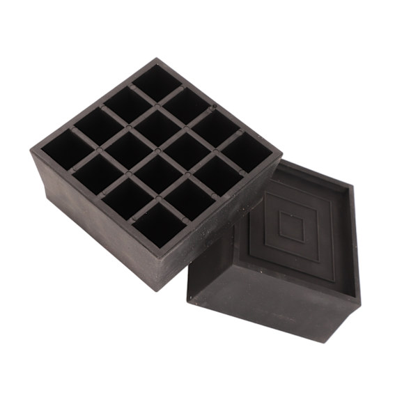 Møbelheving 2 Tommer Stable TPU Kvadratisk Skrivebordsheving Heavy Duty Vanntett Anti-Skli Svart Høydeheving Seng Løft