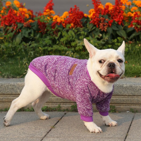 Koiran vaatteet Pehmeät Lemmikkivaatteet Paksutettu neuletakki Lämmin talvi