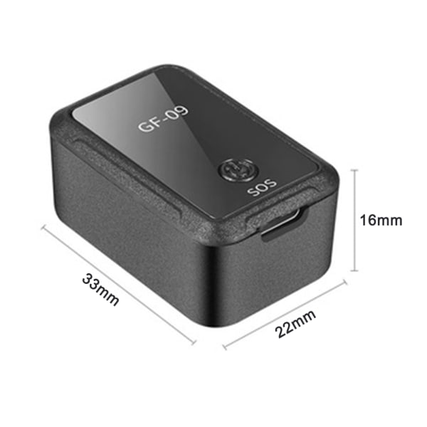 Stærk magnetisk adsorption mikro lokation tracker GF09 ældre børn sikkerhed mikro lokation tracker anti-tabt alarm positioner