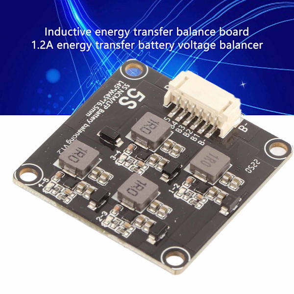 Lithium Batteri Aktiv Udligger Balancemodul Induktans Energi Overførselsplade 2.0V‑4.5V 1.2A5S