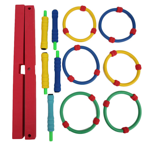 Børne Quoits Sæt Hånd-Hjerne Koordination Udvikling Legetøj Ringkast Sæt til 4~6 Børn Quoits