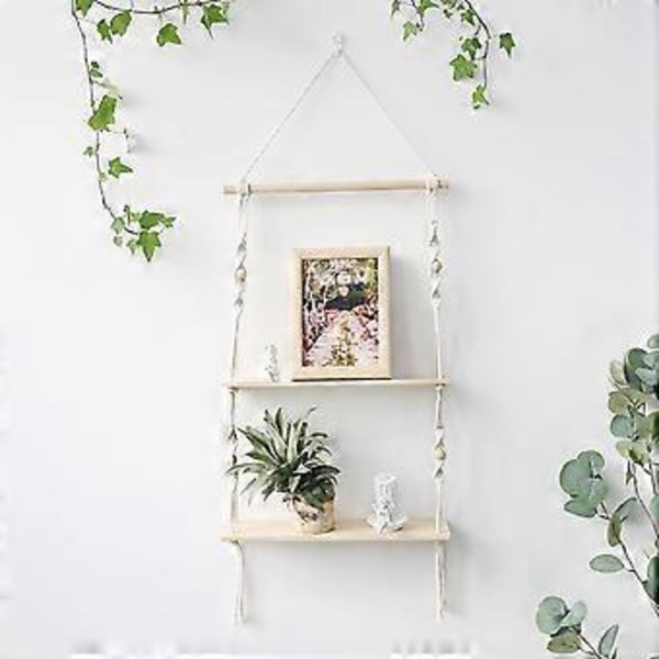 Boho Håndvevd Veggdekorasjon Hylle