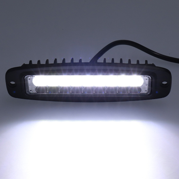 18W LED-varoitusvalo 2800lm Keltainen Valkoinen Valonväri IP67 Vedenkestävä Jeepille, Kuorma-autolle, Autolle, SUV:lle