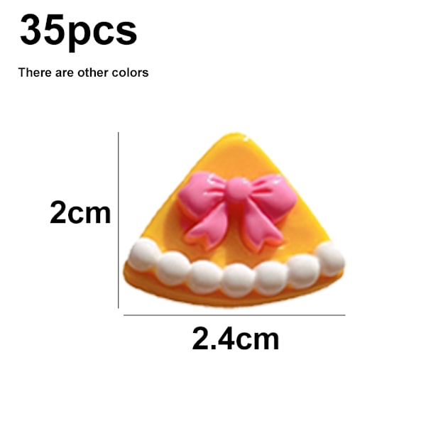 Imitationsmat Dessert, 3D Söta Matdesigner för Akrylnaglar Dekor, Nagelkonst Berlocker Tillbehör, och Mer, Förhöjer Din Pysselupplevelse (35