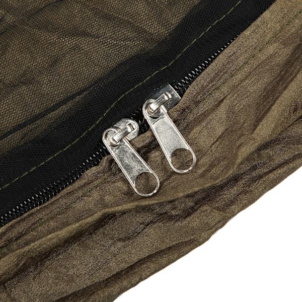Utomhus trädgård innergård bärbar myggnät hängande hammock set för resor camping (Markspikpåsens färg är slumpmässig) (Kamouflage Baldakin Militär