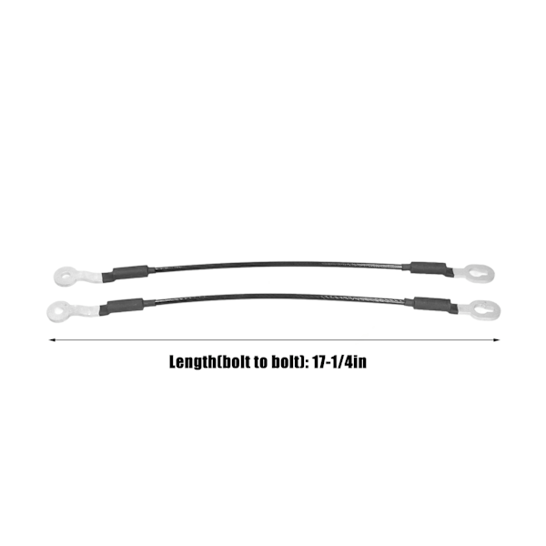 2 kpl Takaluukun kaapelit 38534 Auton ulkovarusteet Vaihto Chevy S10 Pickup Truck 1994‑2003