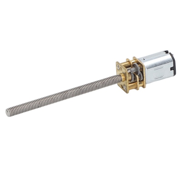 2 st DC Växelmotor M4x55mm Lätt Robust Hastighetsreducerande Växelmotor 500RPM DC6V