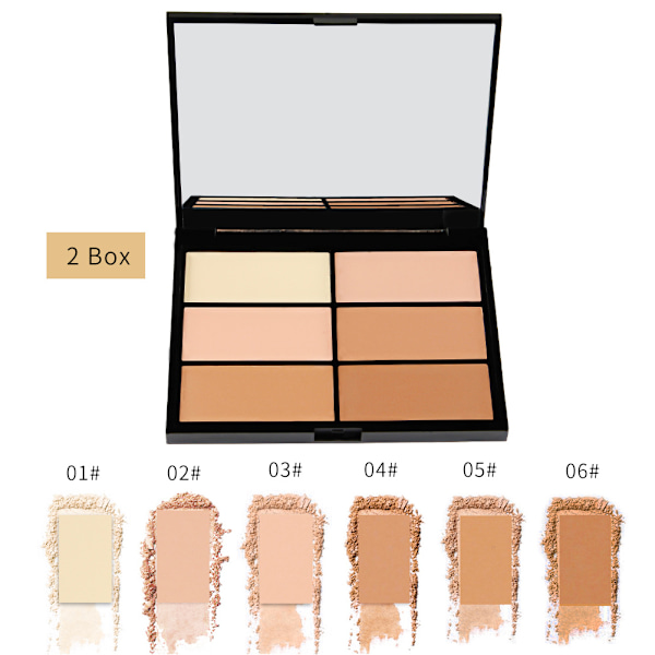 Magisk Halo Highlighter Puder för Highlighting, Upplysning och Konturering av Ansiktet (2)