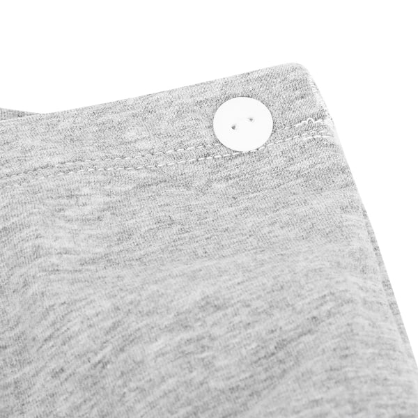 Gravide Kvinder Højtaljede Sikkerhedshørbukser Bløde Elastiske Justerbare Boyshorts Underbukser Grå XXL