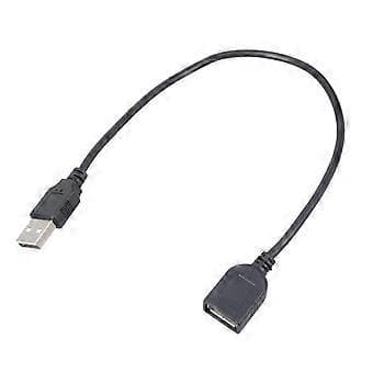 30 cm langt USB 2.0 han til hun forlængerkabel strømledning til computer TV oplader elektronisk enhedsforbindelse