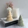 3D Silikon Juletre Lysform Stearinlysform DIY Form Juledekorasjon