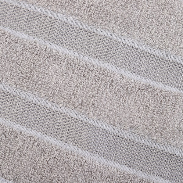 Håndkle i bambusfiber, superabsorberende, for bad, hjem, hybel, hotell, restaurant (grå)
