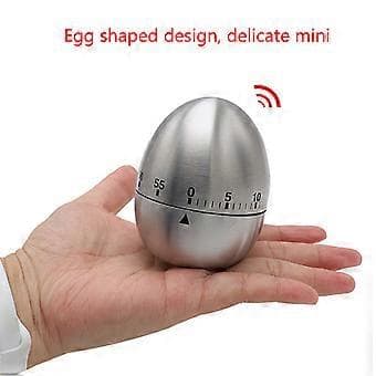 Eggformet student-spinner metalltimer Manager Læringsarbeid Effektivitetstimer Kjøkken Mekanisk påminnelsestimer