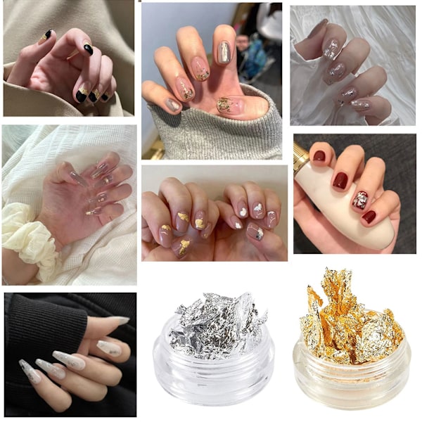 3D Nagelberlocker, Metalllegering Fjäril Dekorativ Nagel Folie för Kreativ Nagelkonst, Säkert Material Holografiskt Glitter för DIY Manikyr Förbättringar