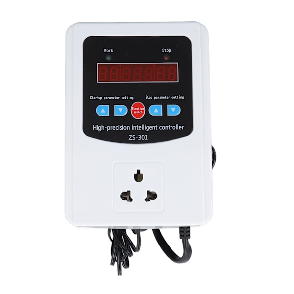 1500W Temperatur- och Luftfuktighetsregulator Intelligent Digital Display Temperatur- och Luftfuktighetsregulator med LCD-skärm AU-kontakt 220V