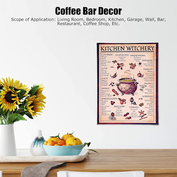 Hängande Bild Café Bar Väggdekoration Retro Högdefinition Konst Mikrobläckstråleutskrift Typ C